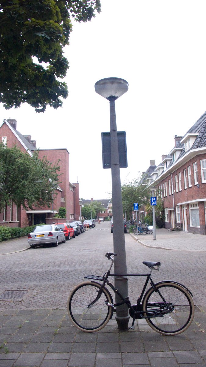 Fiets in straat