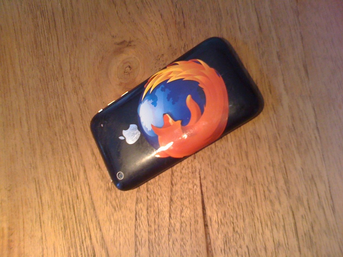 Firefox op mijn iPhone.