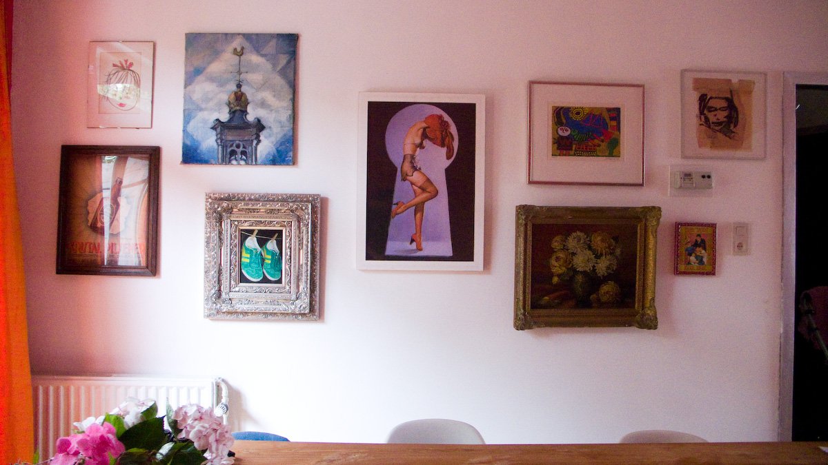 Onze nieuwe kunstmuur