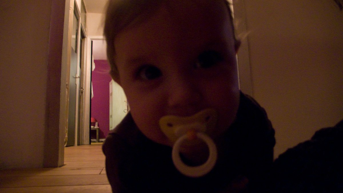 Close up met speen