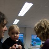 Kiki bij papa op het werk #01