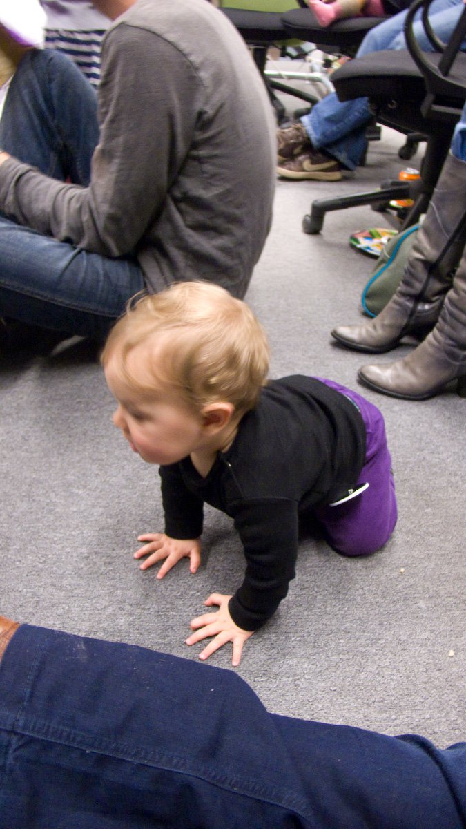 Kiki bij papa op het werk #05