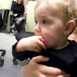 Kiki bij papa op het werk #06