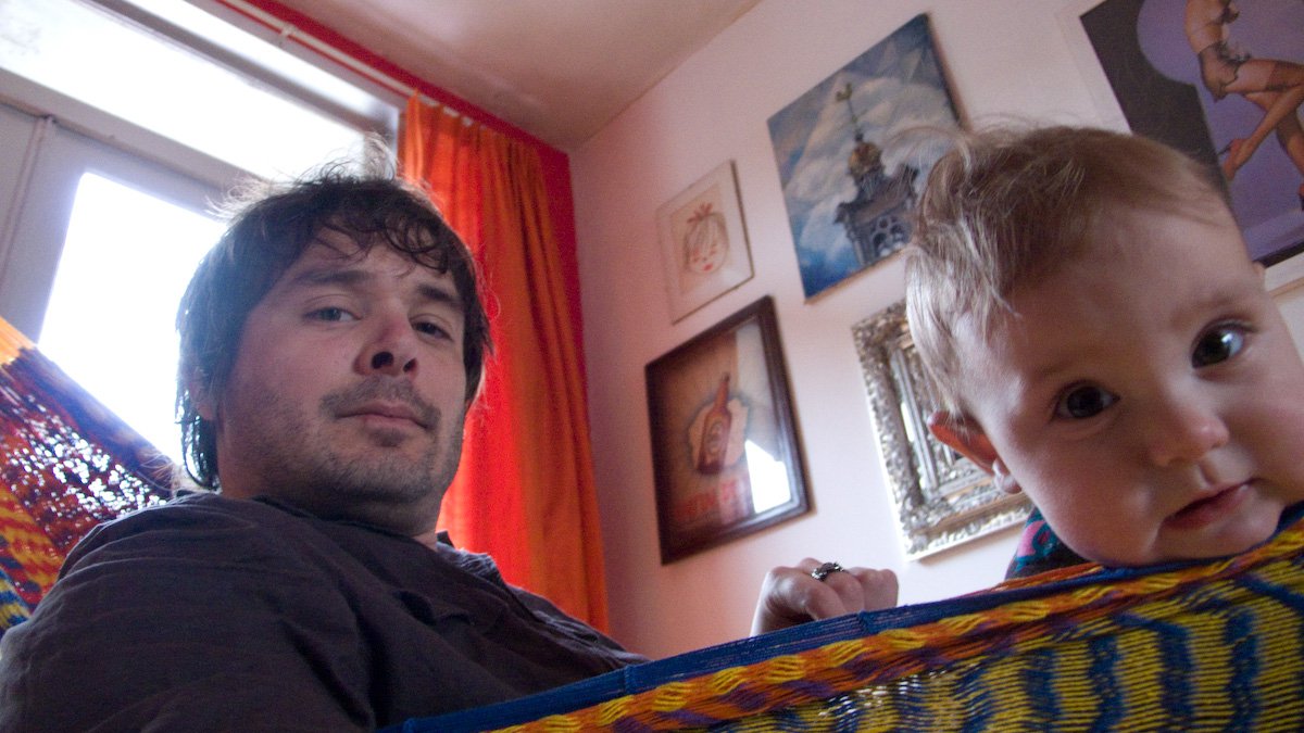 Kiki en papa in de hangmat #02