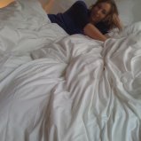 In bed