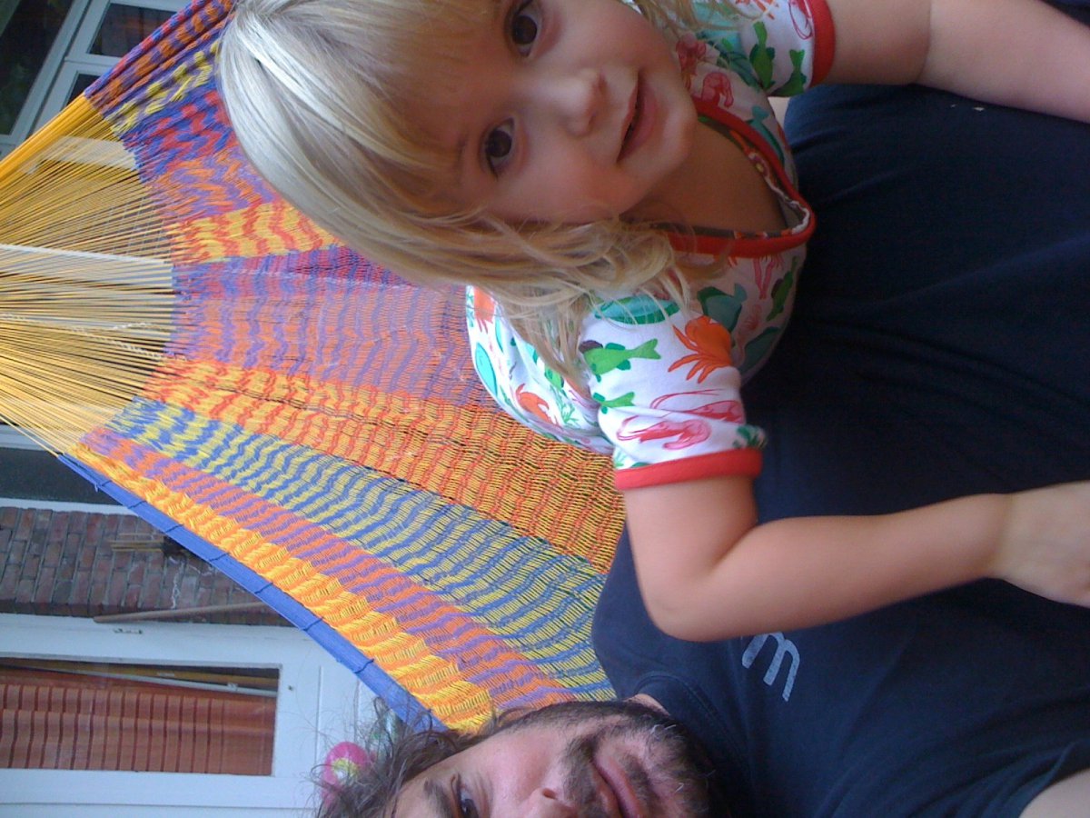In de hangmat