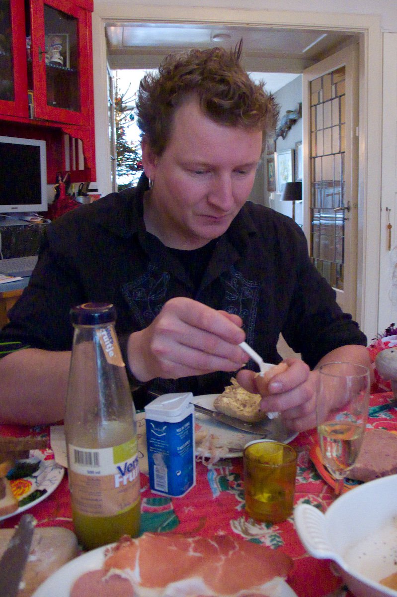 Maarten S. aan tafel