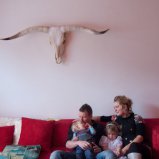 Statieportret van de familie Smids