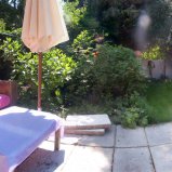 Panorama van onze tuin