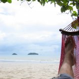 Hangmat met voeten in Thailand #01
