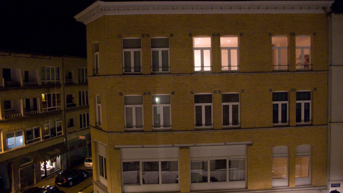 Uitzicht uit hotel Banks in Antwerpen